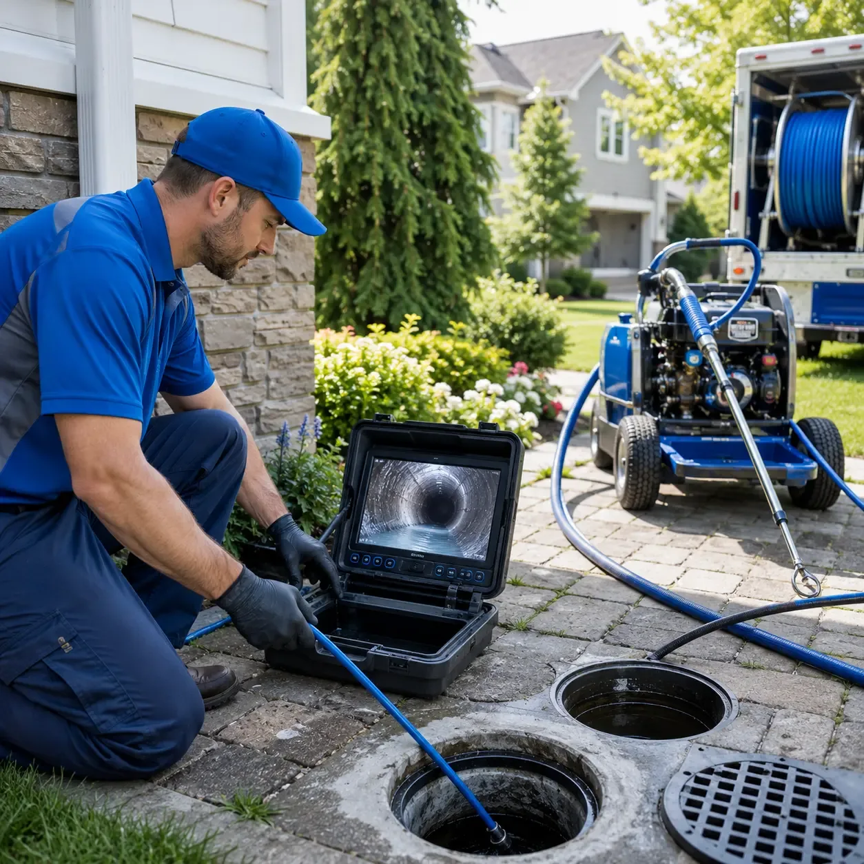 Outdoor drain cleaning professionals serving Lawrence, MI